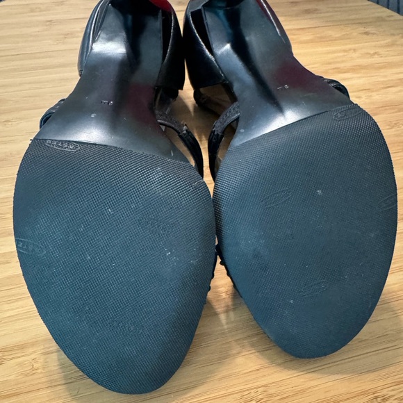 GUESS Black Open Toe Heel 8 - Picture 16 of 16